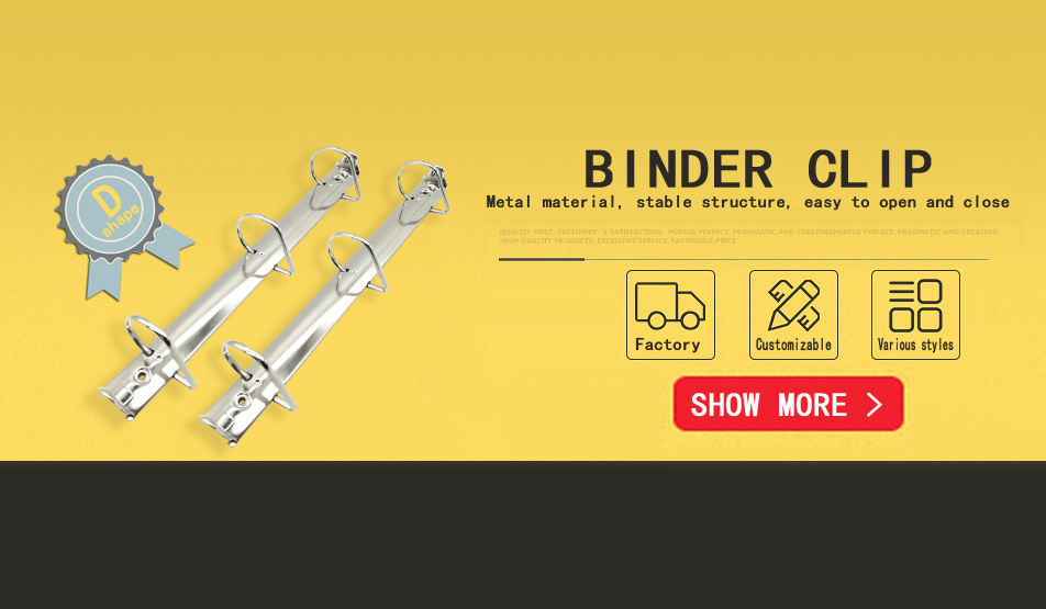 Calidad Los clips de encuadernación de anillos Fábrica