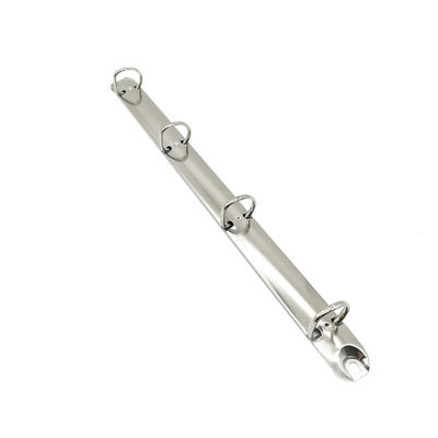 Silver 4 Ring Binder Mechanism Customized D Ring Mechanism Environmentally Friendly For Office Stationery