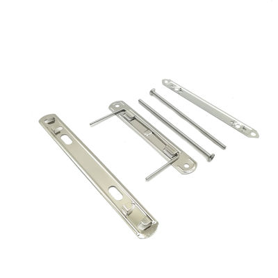 2 Hole Metal Paper Fastener Snake Shape File Folder Clips 160mm For Document Volumes