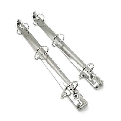Metal Slant D shape Ring Binder clip 1 inch Silver A4 Metal accessories for folders Ring Binder Mechanism STD280-3-25/20