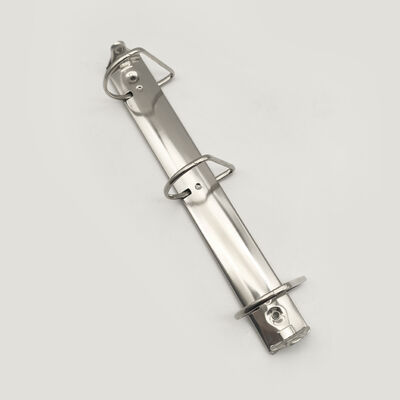 Large capacity Slant D shape Ring Binder clip  Silver A4 Metal accessories for folders 2 inch Ring Binder Mechanism STD280-3-50/36
