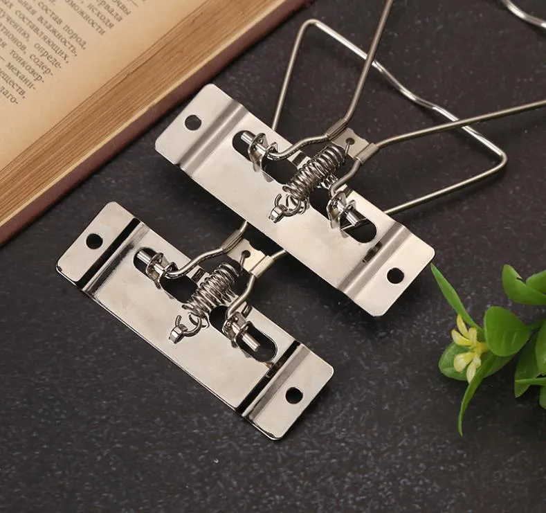 Iron Box File Clips Silver Box File Spring Clip 95mm For File Folder  Archive 12